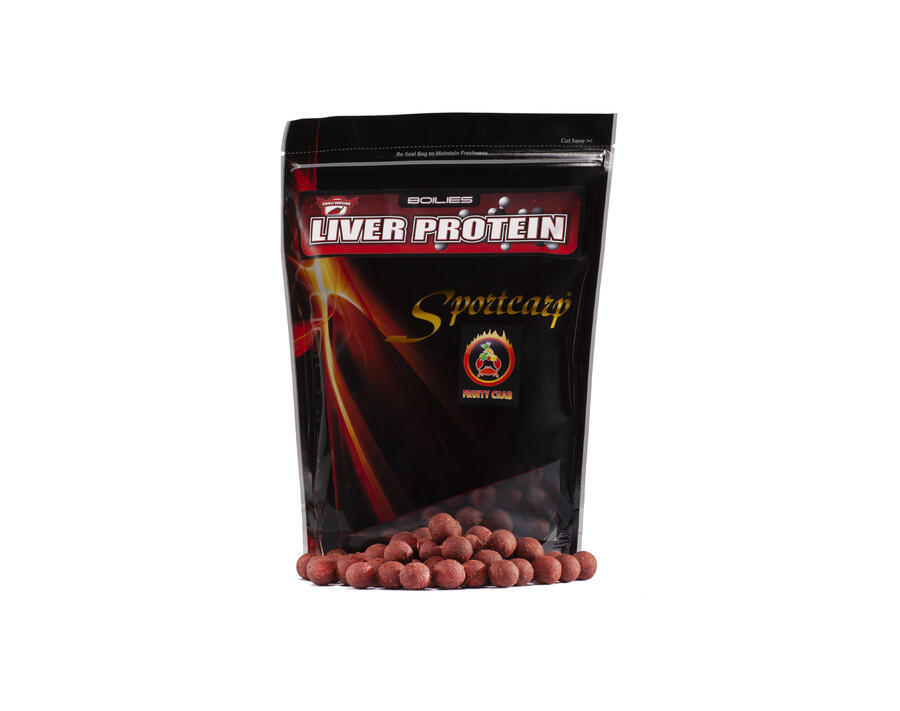 SPORTCARP Boilies Liver Protein Fruity Crab 24 mm / 1 kg