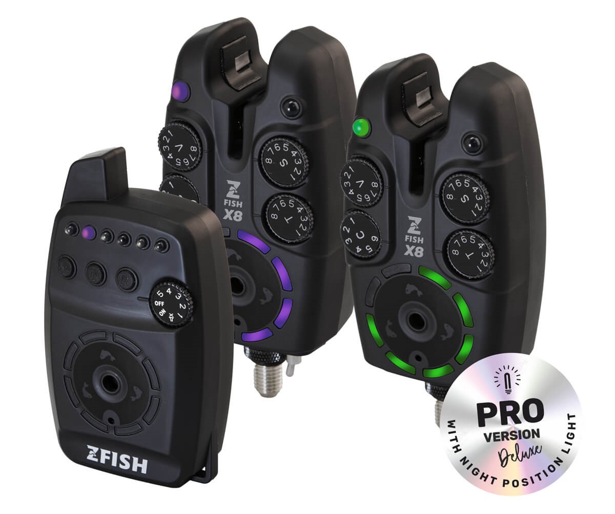 ZFISH Sada hlásičů Bite Alarm Set Zx8 PRO 2+1