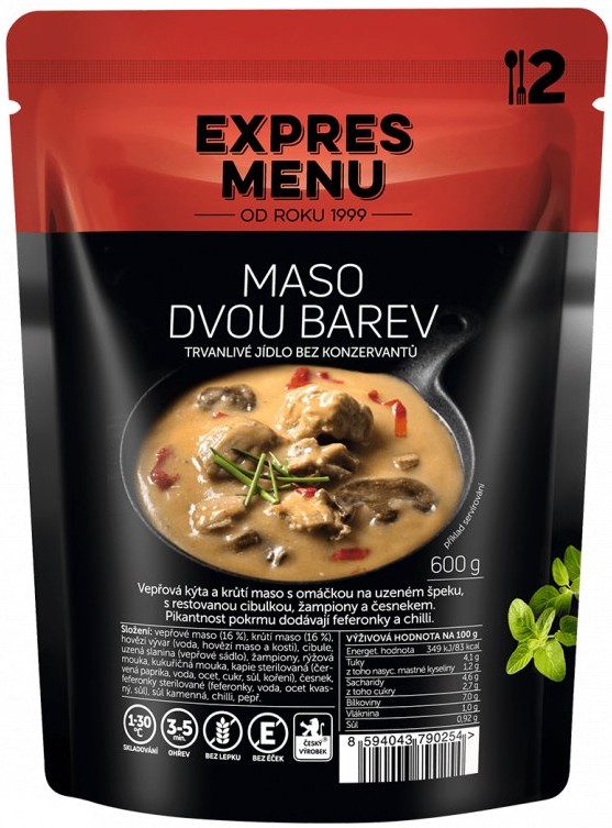 EXPRES MENU Maso dvou barev 2 PORCE