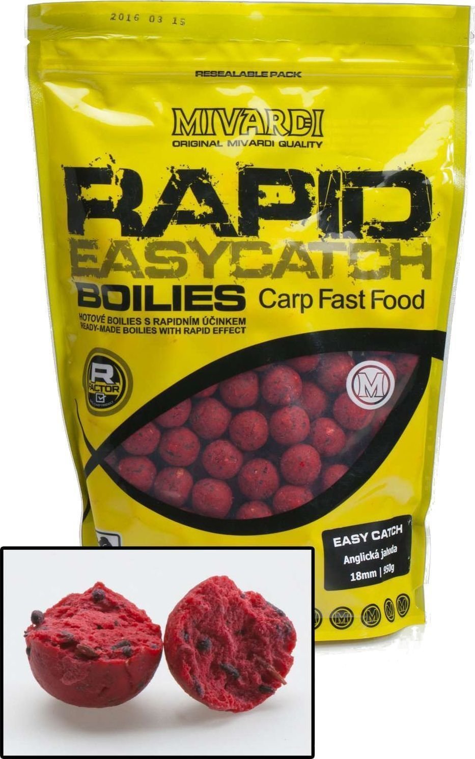 MIVARDI Rapid Easy Catch - Anglická Jahoda 24 mm / 950 g