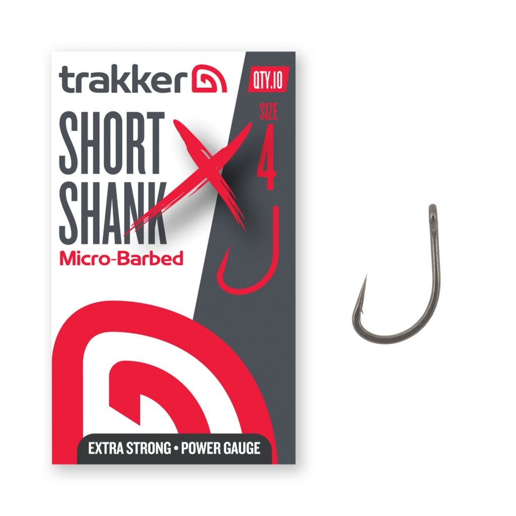 Trakker Háček Short Shank XS Hooks vel.4 (Micro Barbed)