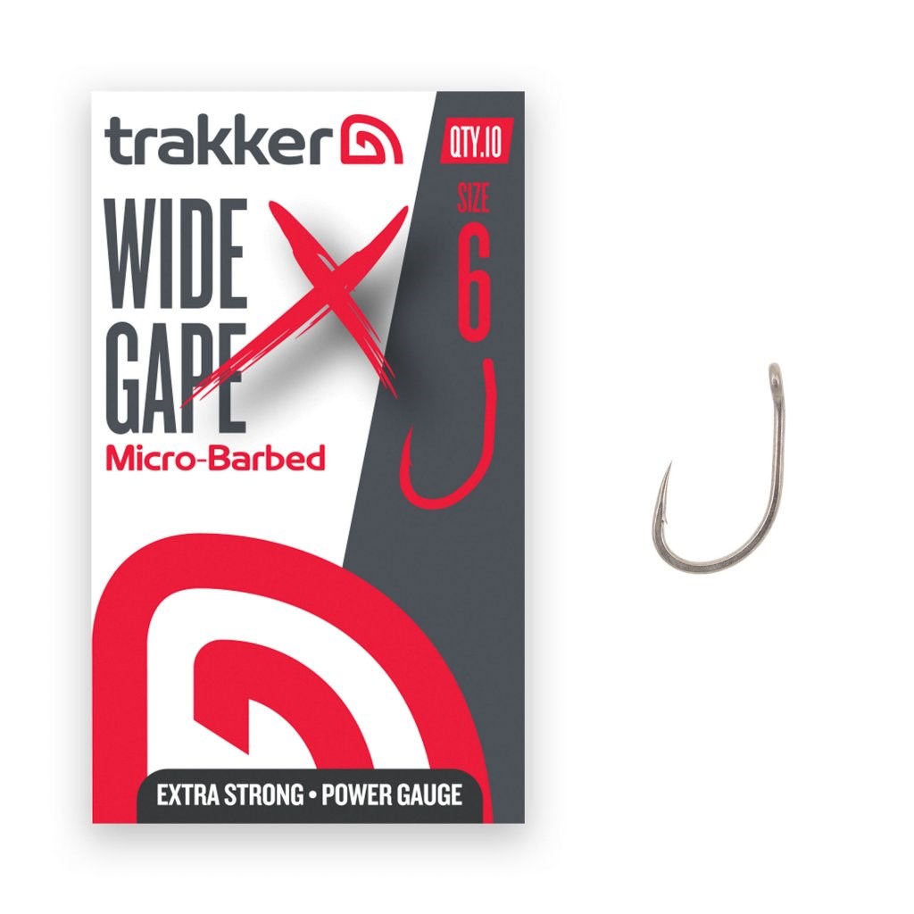 Trakker Háček Wide Gape XS Hooks vel.6 (Micro Barbed)