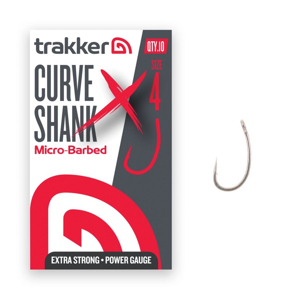 Trakker Háček Curve Shank XS Hooks vel.4 (Micro Barbed)