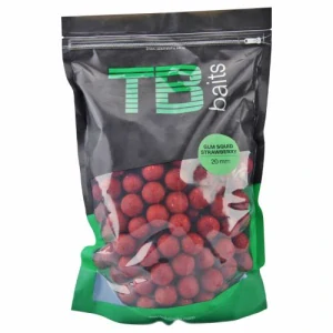 TB BAITS Boilie GLM Squid Strawberry 1kg 20mm