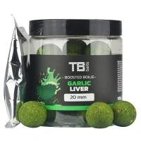 TB BAITS Boosterované Boilie Garlic Liver 120g 24mm