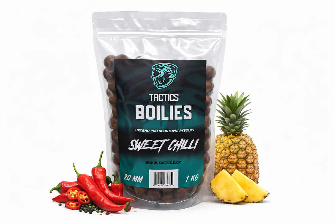 TACTICS Boilie Sweet Chilli 1kg 20mm