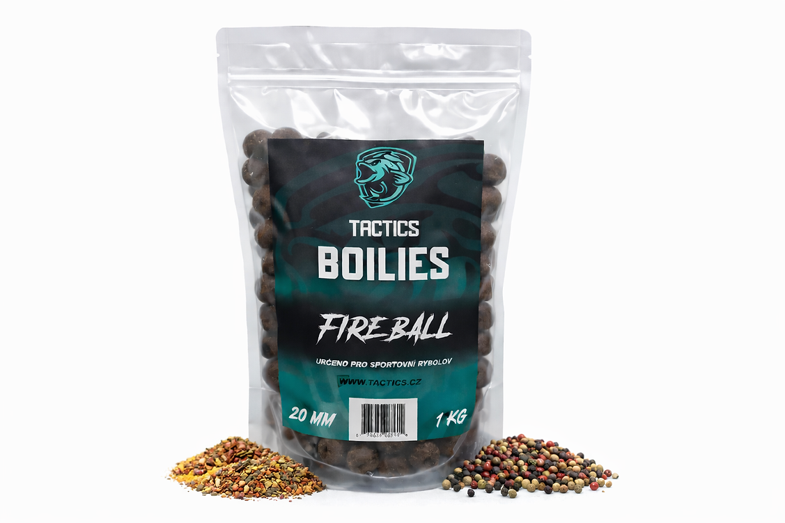 TACTICS Boilie Fireball 1kg 20mm