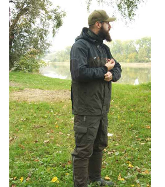 GEOFF ANDERSON Bunda DOZER 6 zelená X + kalhoty URUS 6 zelené vel. XXL