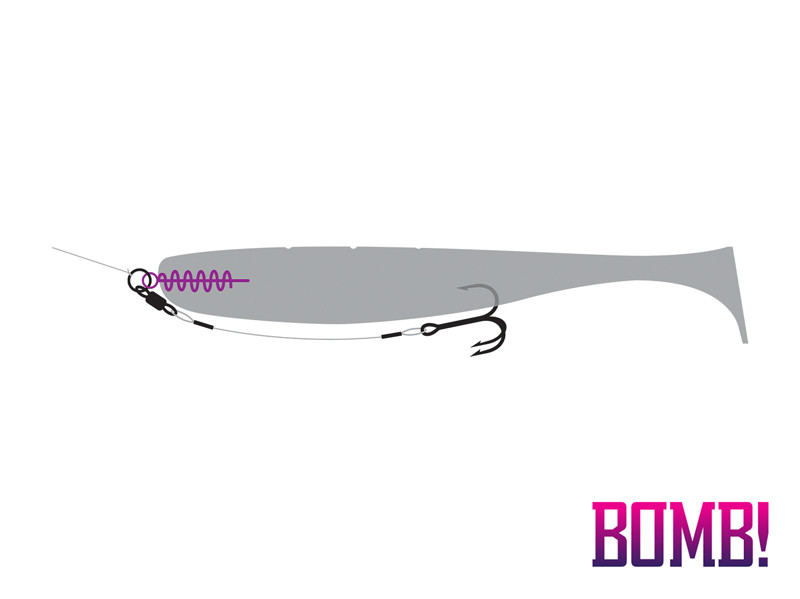 DELPHIN Systém BOMB! Twisto ScrewLOCK / 10ks / vel. M