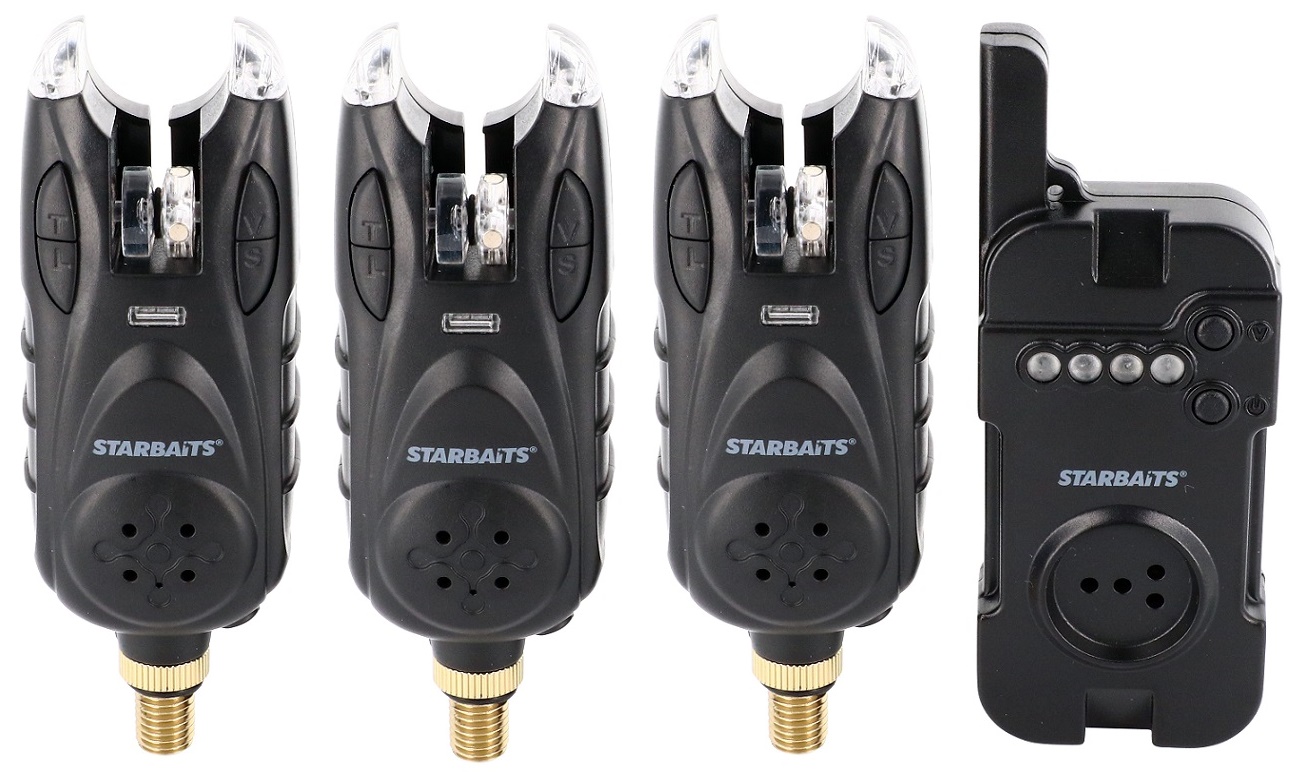 STARBAITS Sada signalizátorů STB Bite 3+1