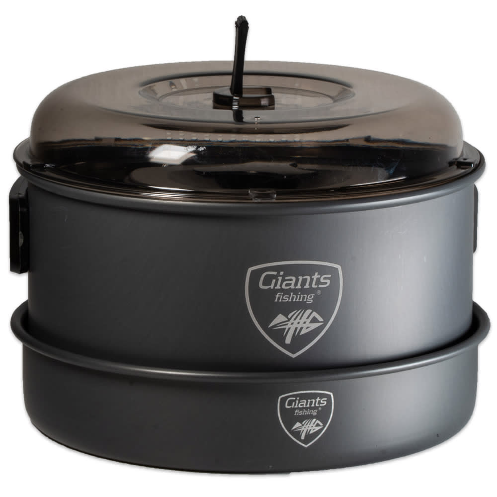 GIANTS FISHING SADA NÁDOBÍ S KONVIČKOU 3 PIECE PAN & KETTLE SET