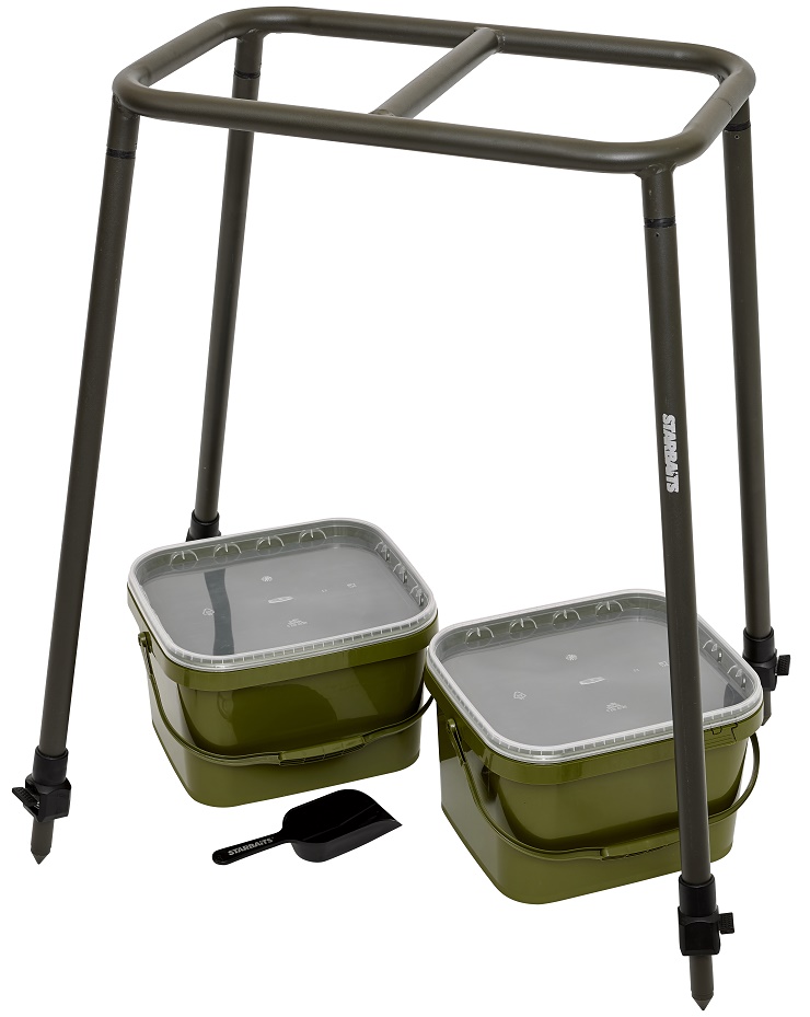 STARBAITS Plateform bucket (stojan+2 kbelíky+lopatka)