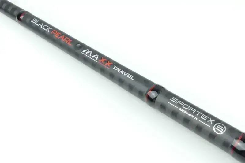 SPORTEX Prut Black Pearl MAXX Travel 4-díl 240 cm 40 g