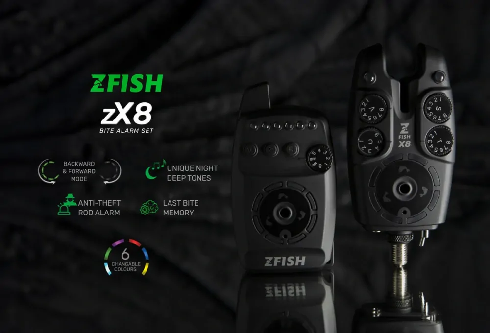 ZFISH Sada hlásičů Bite Alarm Set Zx8 PRO 3+1