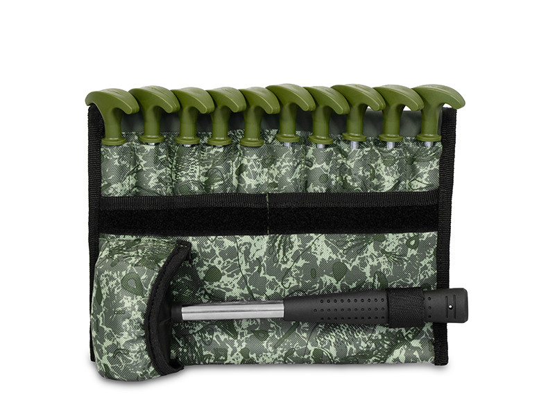 DELPHIN Sada kolíků s kladivem Delphin FIXT C2G / 10ks / 20 cm