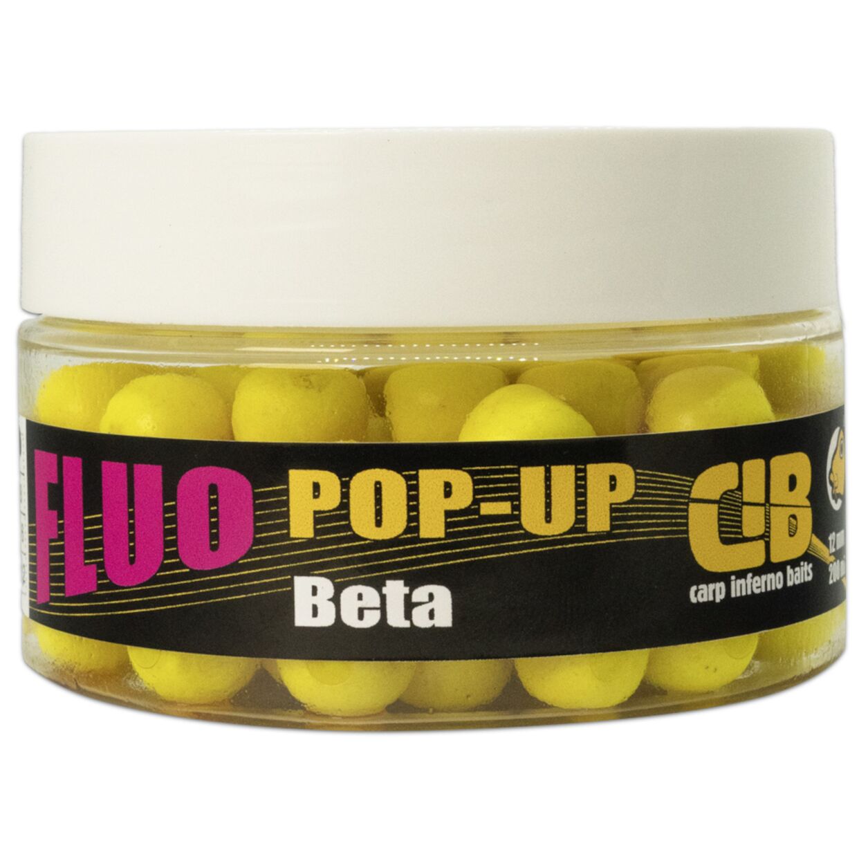 CARP INFERNO Pop - up boilies Fluo Beta 12 mm 200 ml