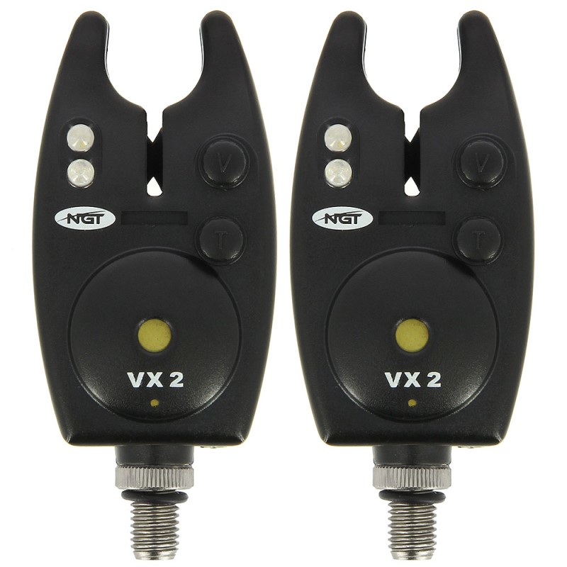 NGT Sada signalizátorů Bite Alarm VX2 + 2ks řetízkový swinger + 2ks baterky