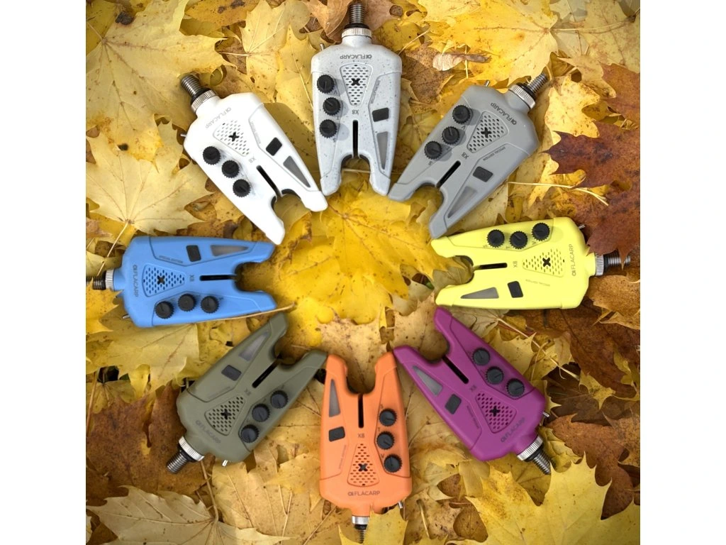 FLACARP Sada signalizátorů X8 + RX8 2+1 - ŠEDÁ