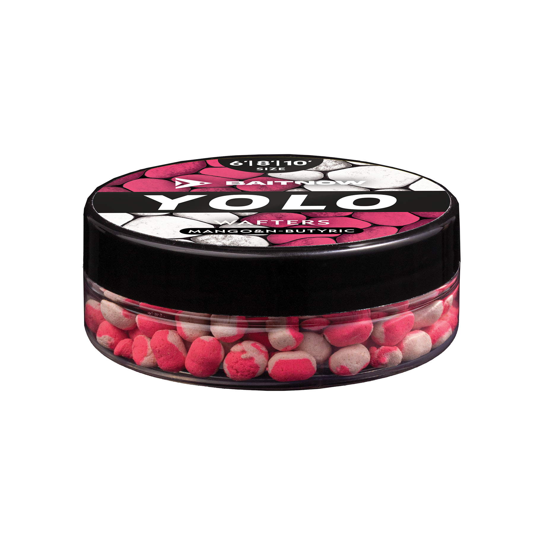 BAITNOW Wafters Method Feeder Zolo White&Pink Mango&N-Butyric 6-8-10mm 24 g