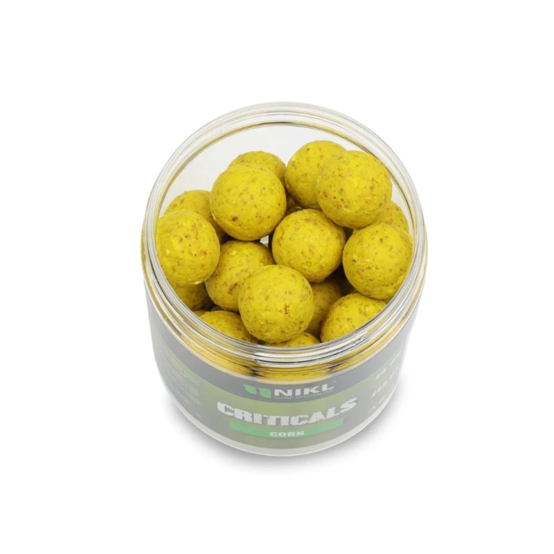NIKL Criticals boilie Corn 250ml 20mm