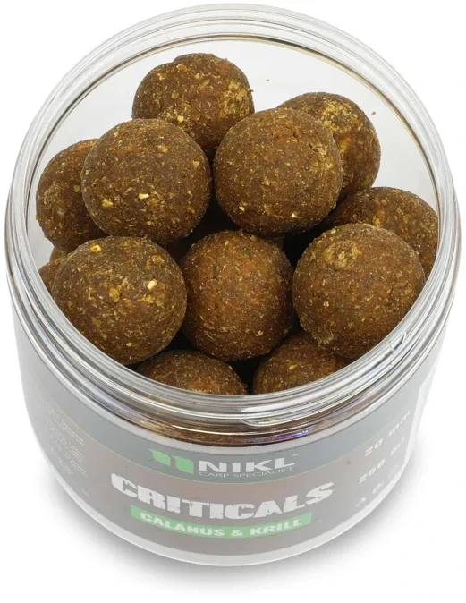 NIKL Criticals boilie Calanus & Krill 250ml 20mm