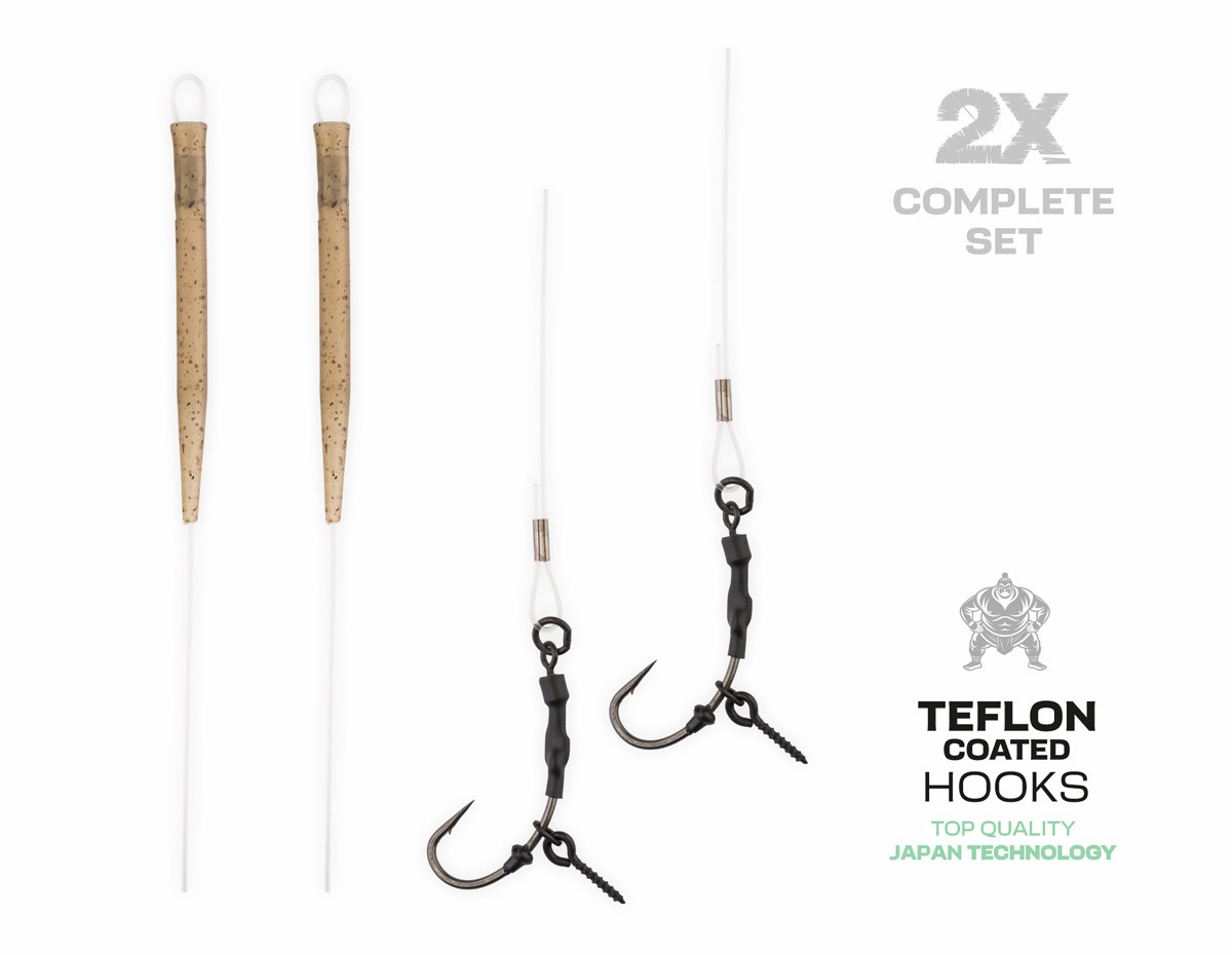 ZFISH Návazec Fluorocarbon Ronnie Rig vel.4