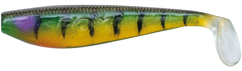 FOX Rage Sada gumových nástrah Zander Pro Ultra UV Stickleback - 10 cm 5 kusů