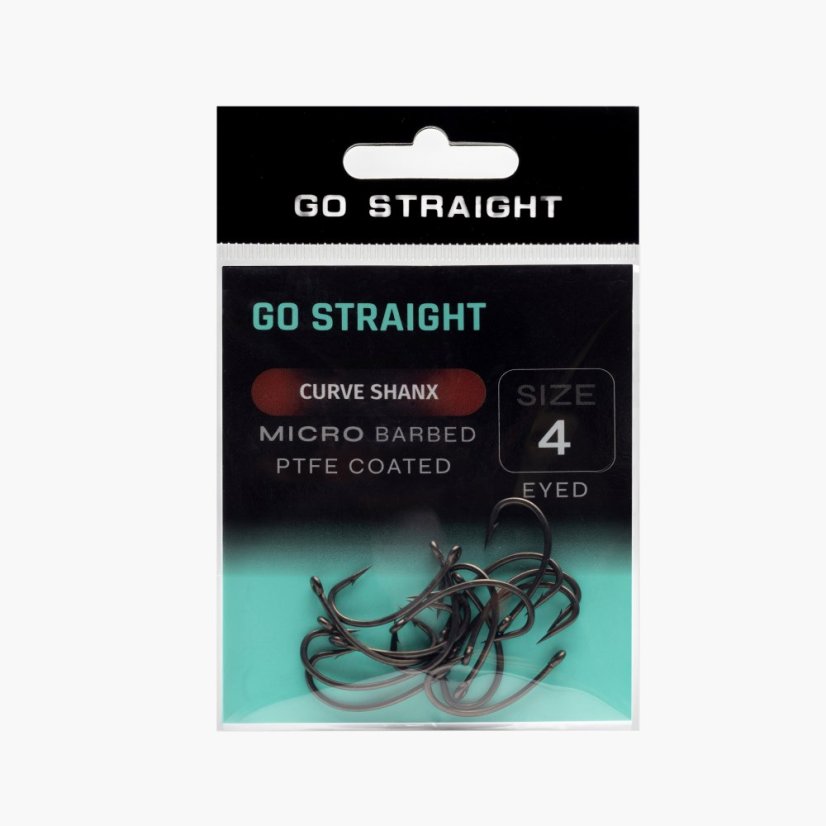 GO STRAIGHT Curve Shanx Eyed MicroBarbed 15ks vel. 4