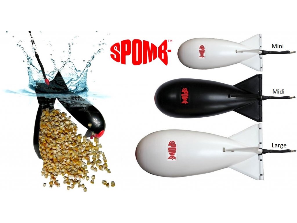 SPOMB Zakrmovací raketa Bait Rocket Black / Velikost MIDI X