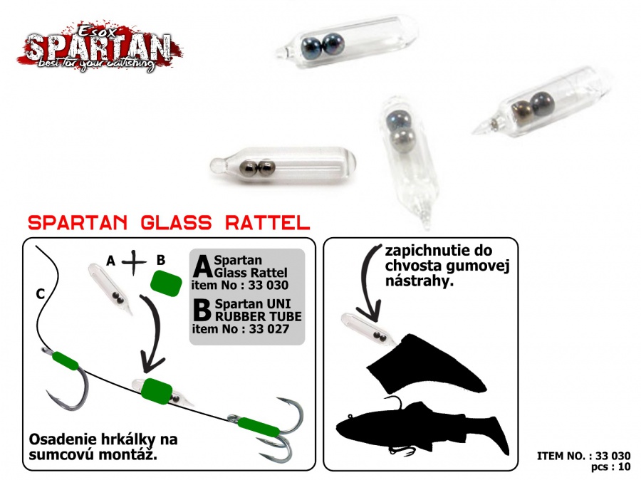 ESOX glass rattel