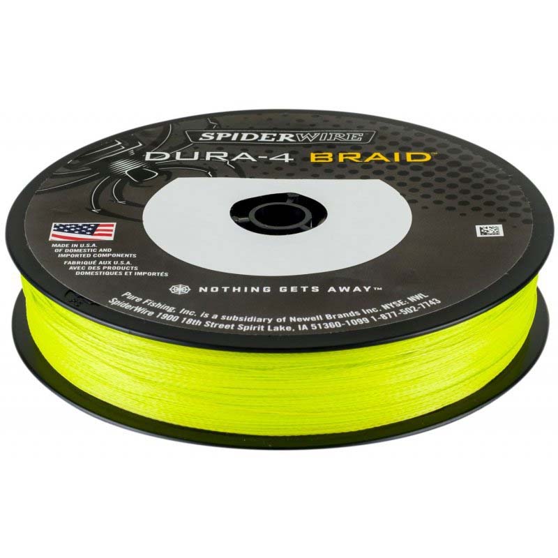 SPIDERWIRE Splétaná šňůra Dura4 Yellow 0,17 mm 15 kg 150 m