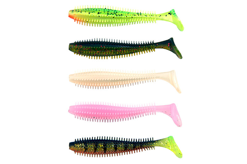 FOX Rage Sada gumových nástrah UV Spikey Shad 9cm / 5ks