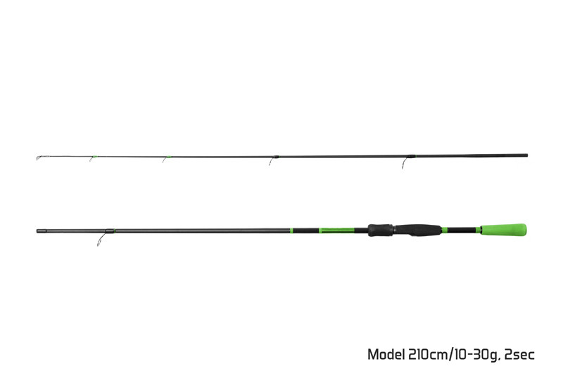 DELPHIN Prut WASABI SPIN 180 cm / 30 g / 2 díly