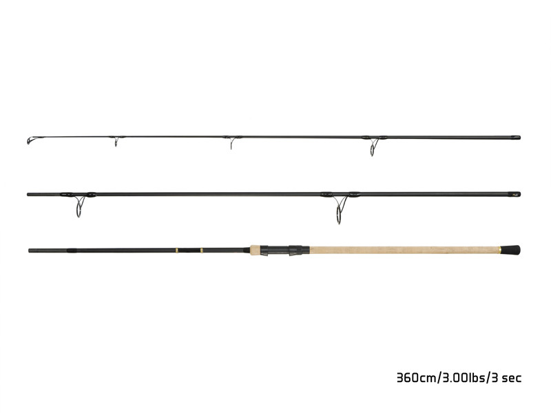DELPHIN Prut ARMADA NX BLACKWAY 360 cm / 3 lbs / 3 díly Cork