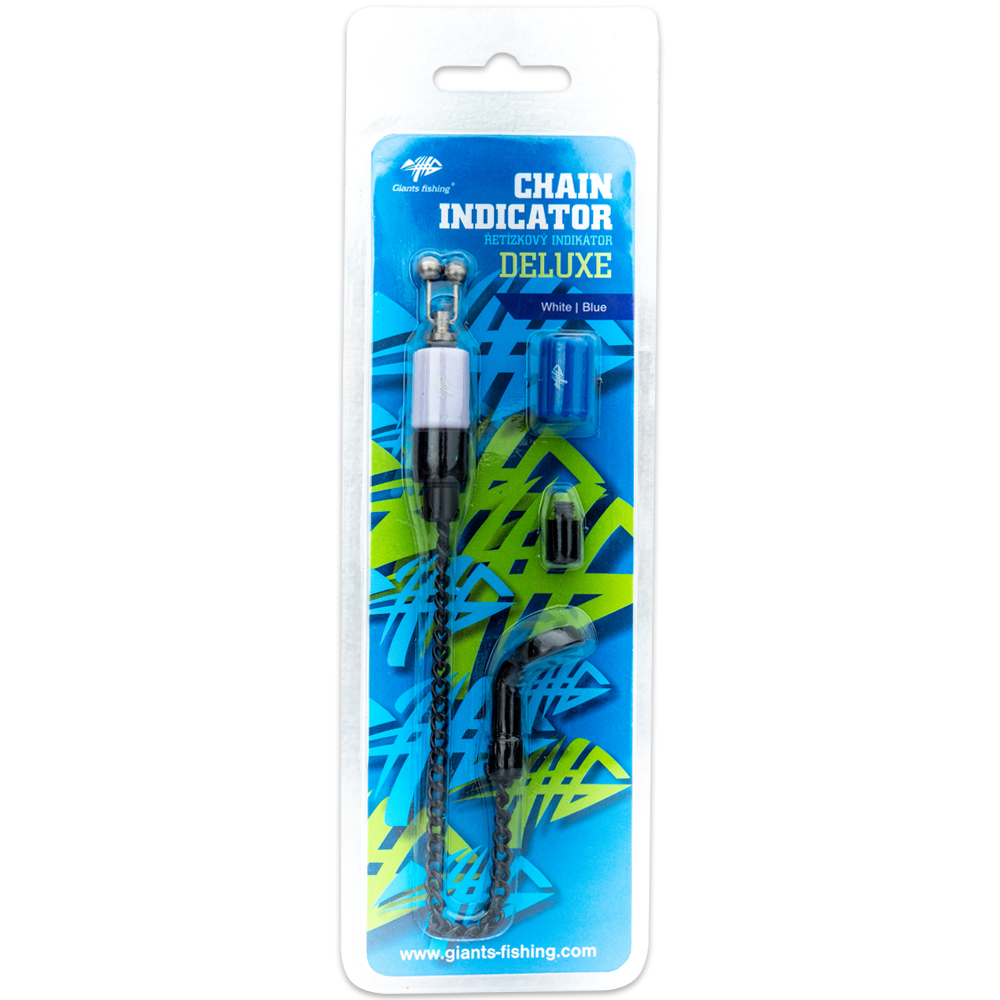 GIANTS FISHING ŘETÍZKOVÝ INDIKÁTOR CHAIN INDICATOR DELUXE bílý modrý