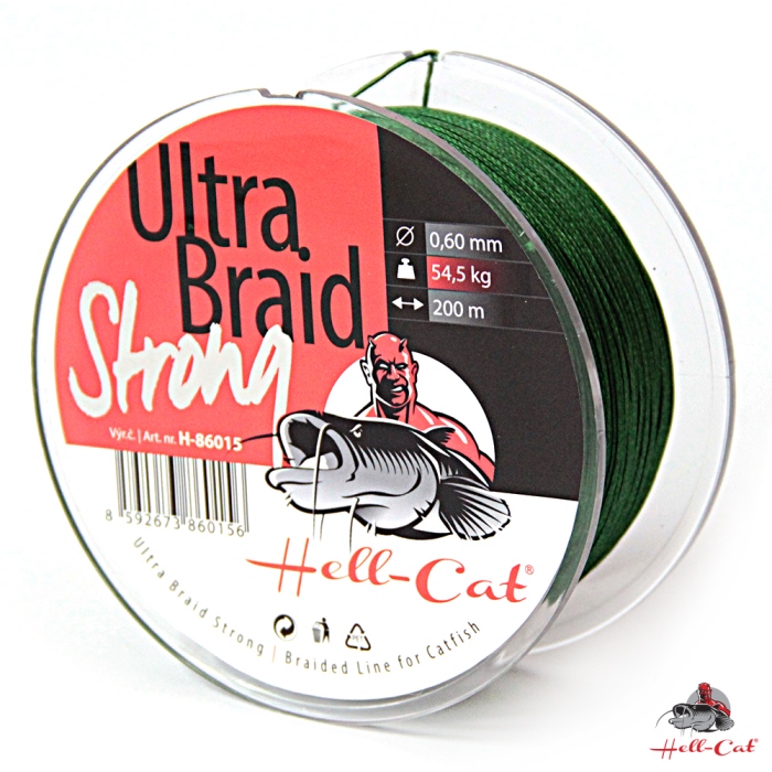 HELL-CAT SPLÉTANÁ ŠŇŮRA ULTRA BRAID STRONG 0,48MM / 36,4KG / 200M