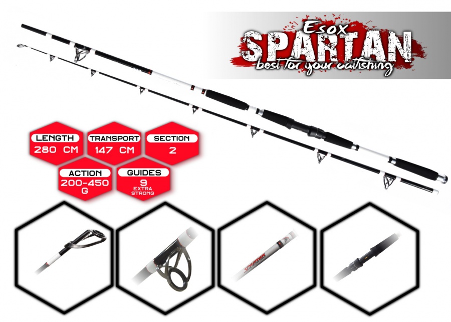 Prut ESOX SPARTAN 280 cm / 200 - 450 g