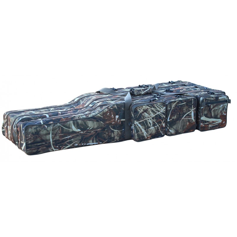 SURETTI Obal na pruty tříkomorový 135 cm Camo