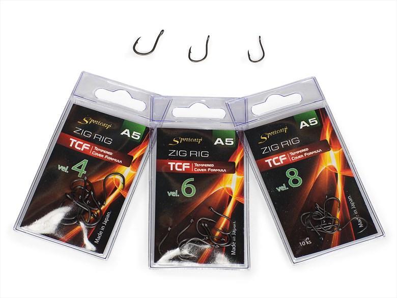 SPORTCARP Háčky TCF ZIG RIG A5 vel.6