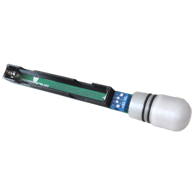 DAEMONS Sklopná tyčová bójka 05 s RGBS led diodou (červená, zelená, modrá), sensorem a vypínačem