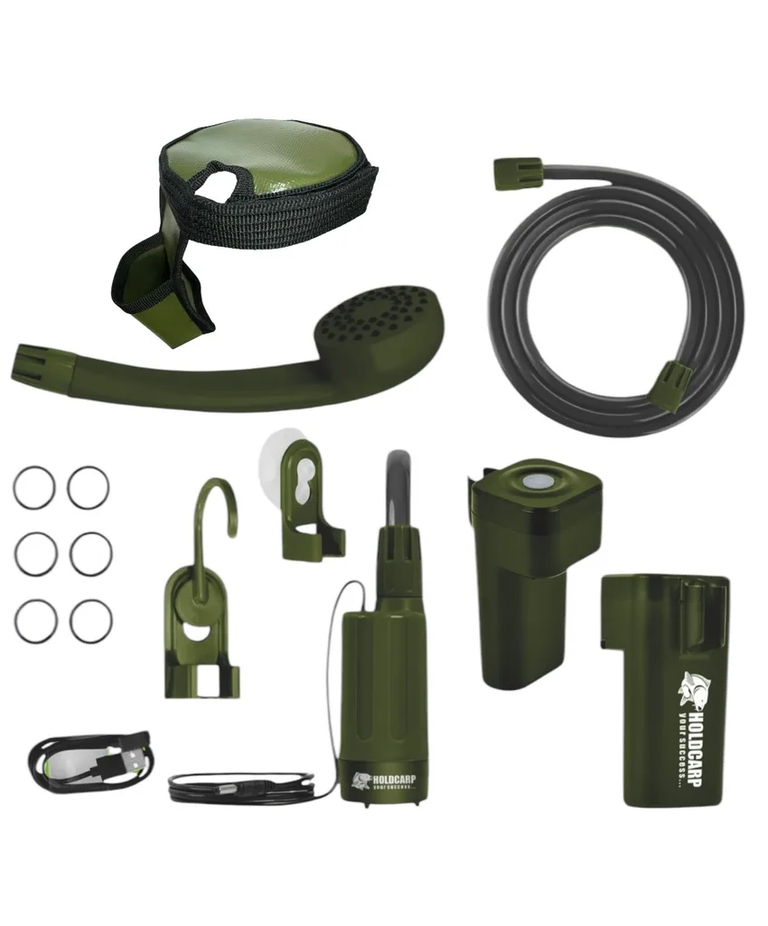 HOLDCARP Set Sprcha s kanystrem Rechargeable Camping Shower 11L