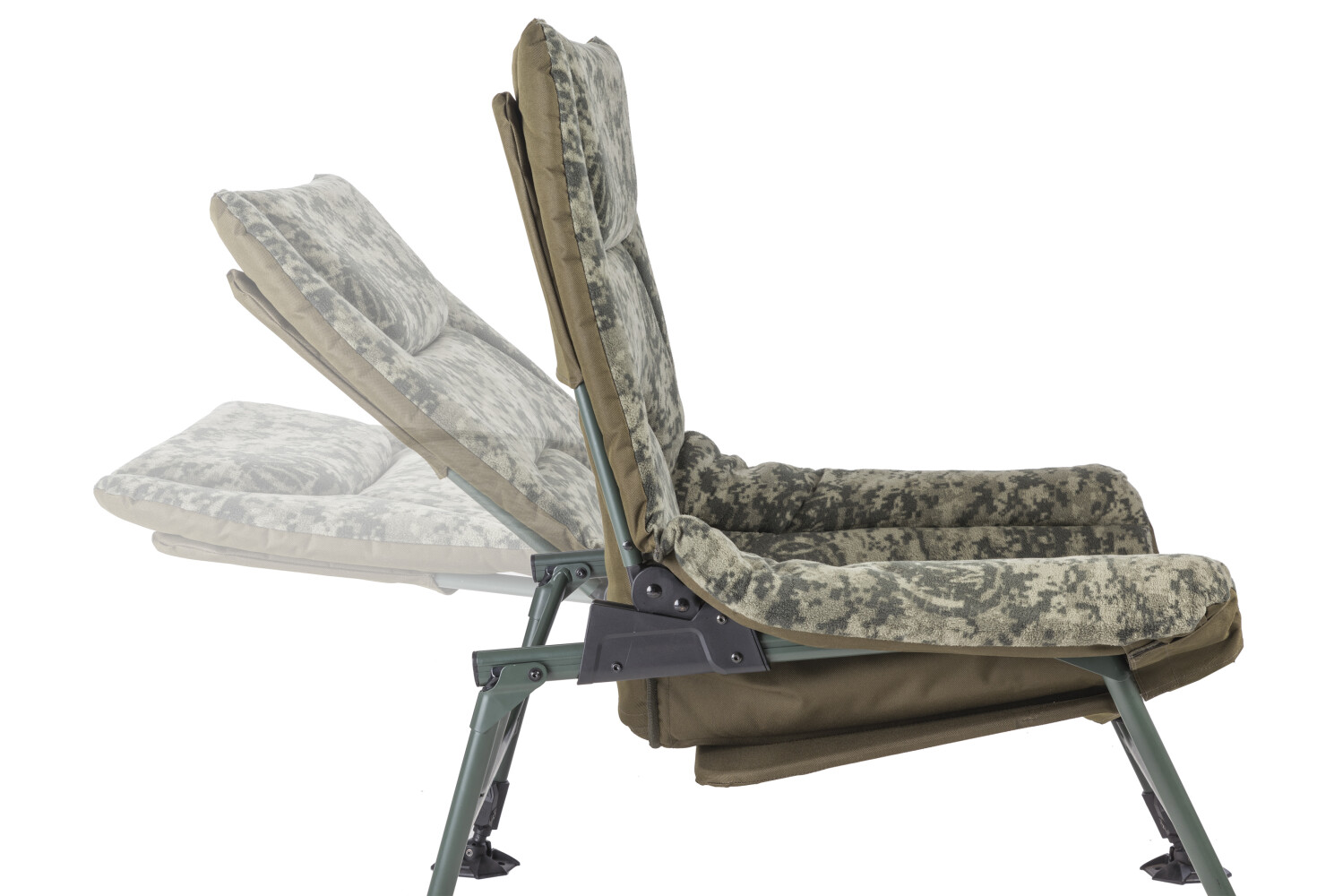 MIVARDI Pohovkové polohovací křeslo CamoCODE