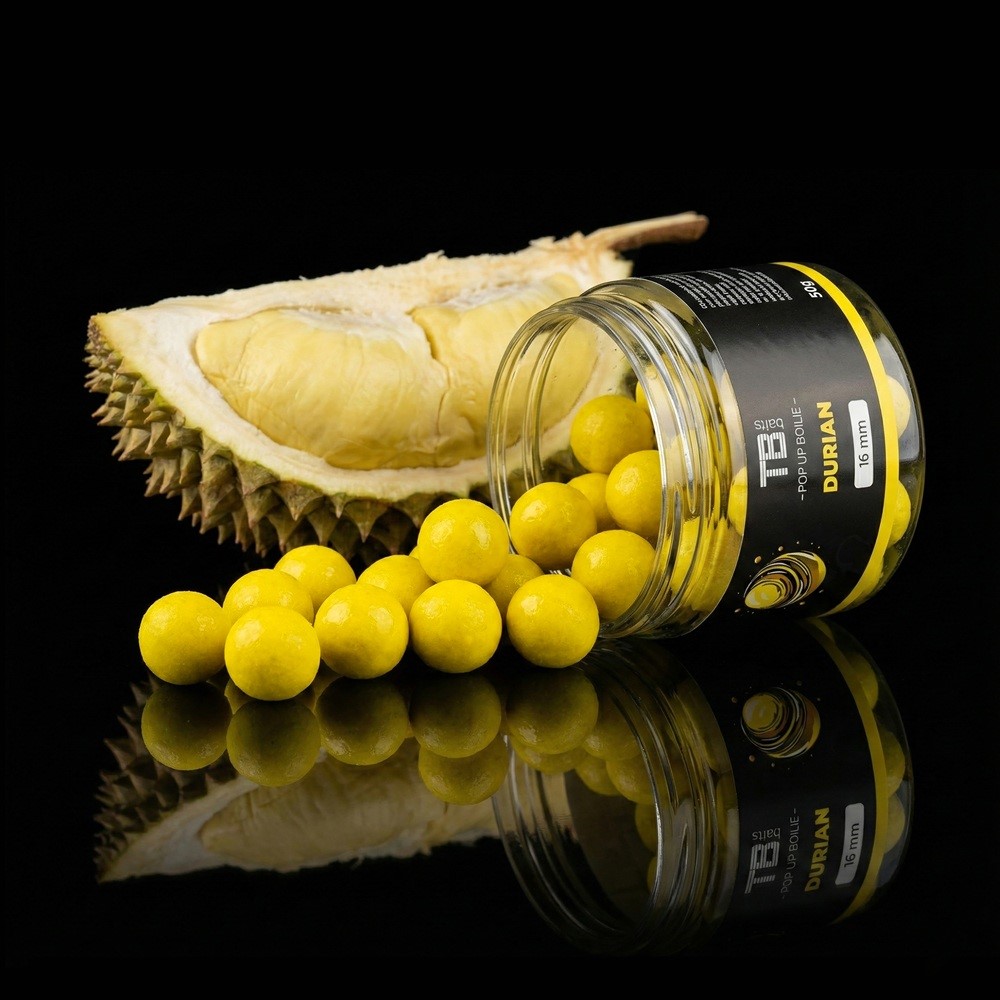TB BAITS Plovoucí boilie Pop-up Durian + NHDC 50 g 16mm