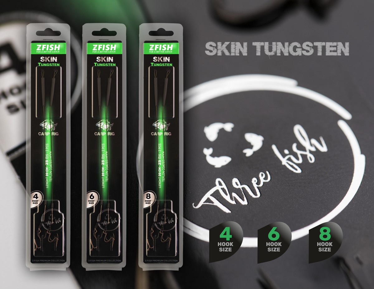 ZFISH Návazec Skin Tungsten Rig vel.8