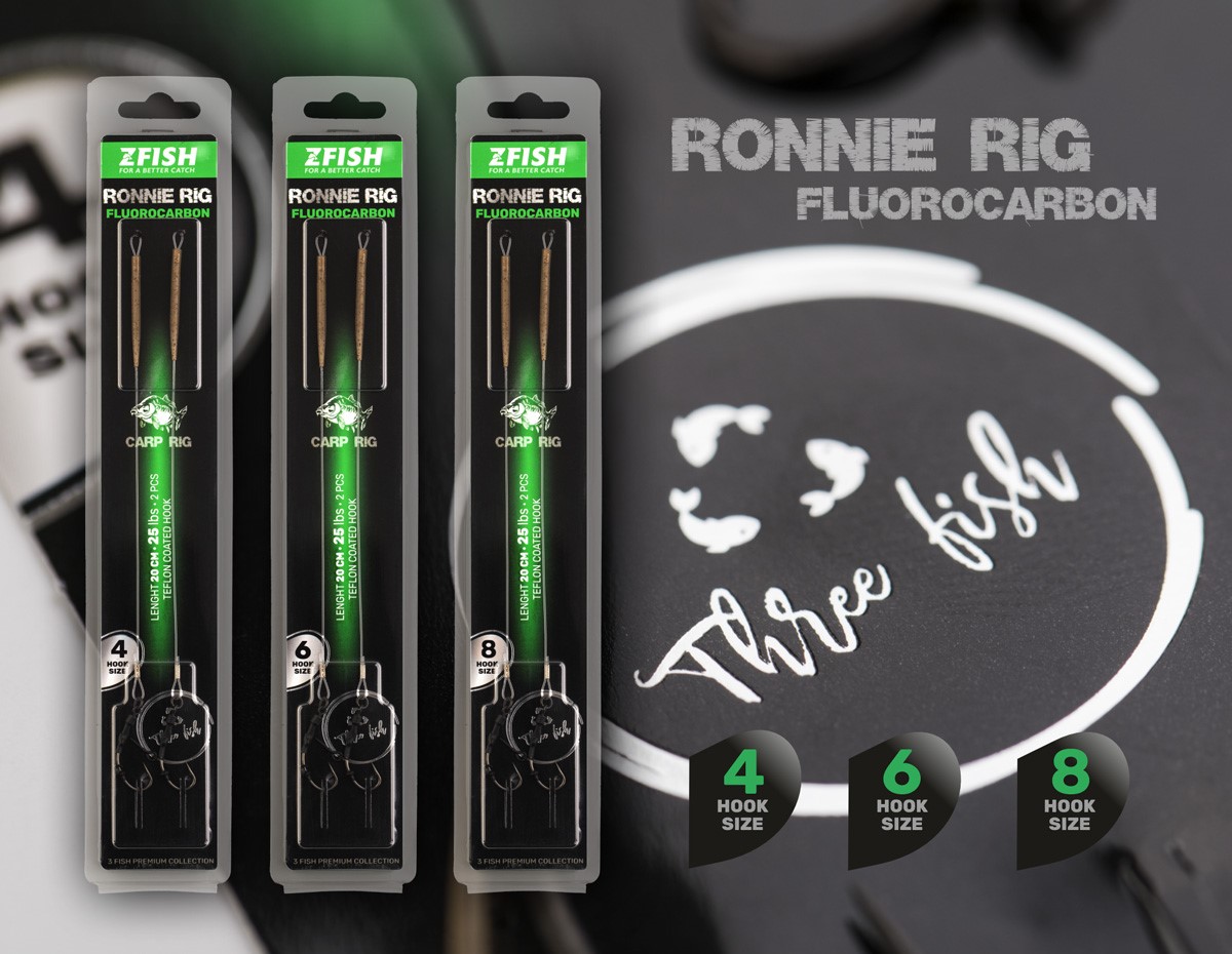 ZFISH Návazec Fluorocarbon Ronnie Rig vel.4
