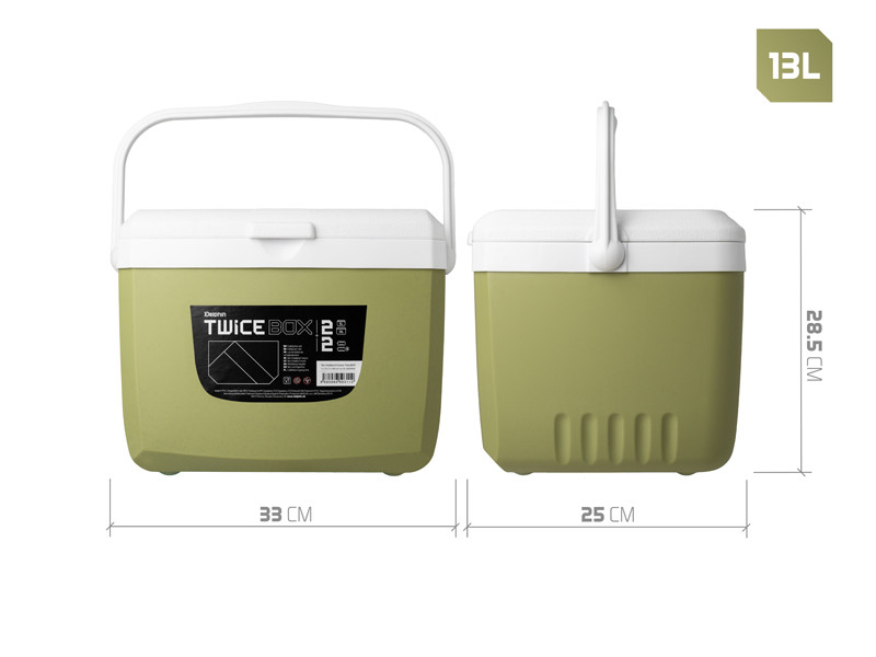 DELPHIN Set chladících boxů Delphin TwiceBOX 2v1 5l +13l / 2x400ml