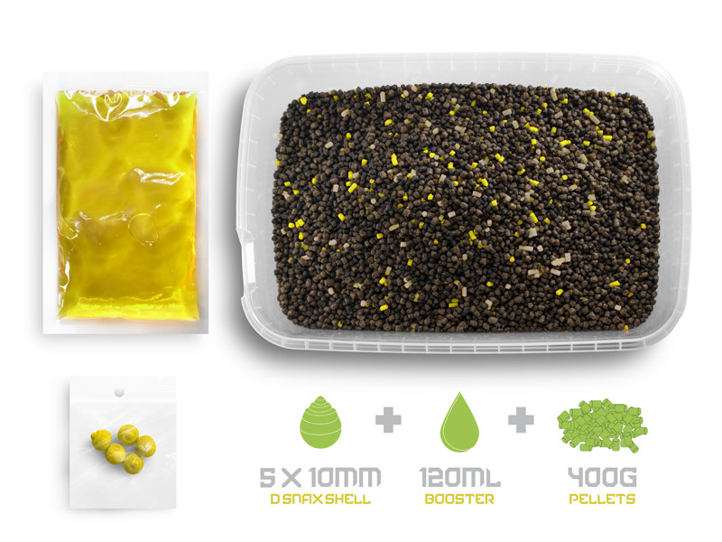 DELPHIN Pellet Box Reaxe Ready&Go Kukuřice Ananas