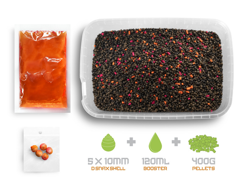 DELPHIN Pellet Box Reaxe Ready&Go Mango Broskev