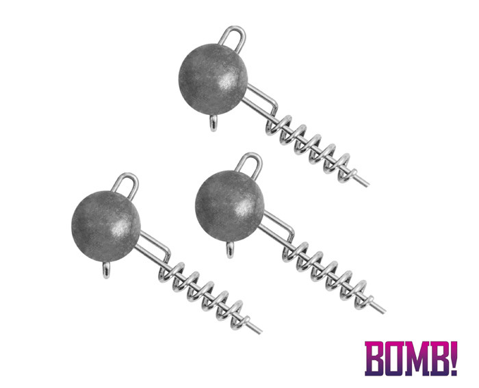 DELPHIN Zavrtávací hlava BOMB! Twisto JIGER 25 g / 3 ks