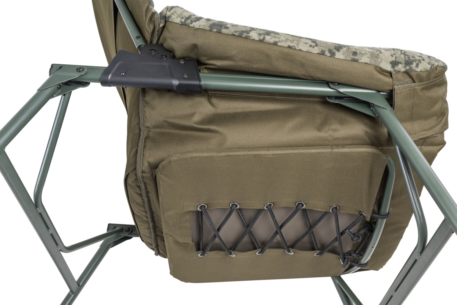 MIVARDI Pohovkové polohovací křeslo CamoCODE